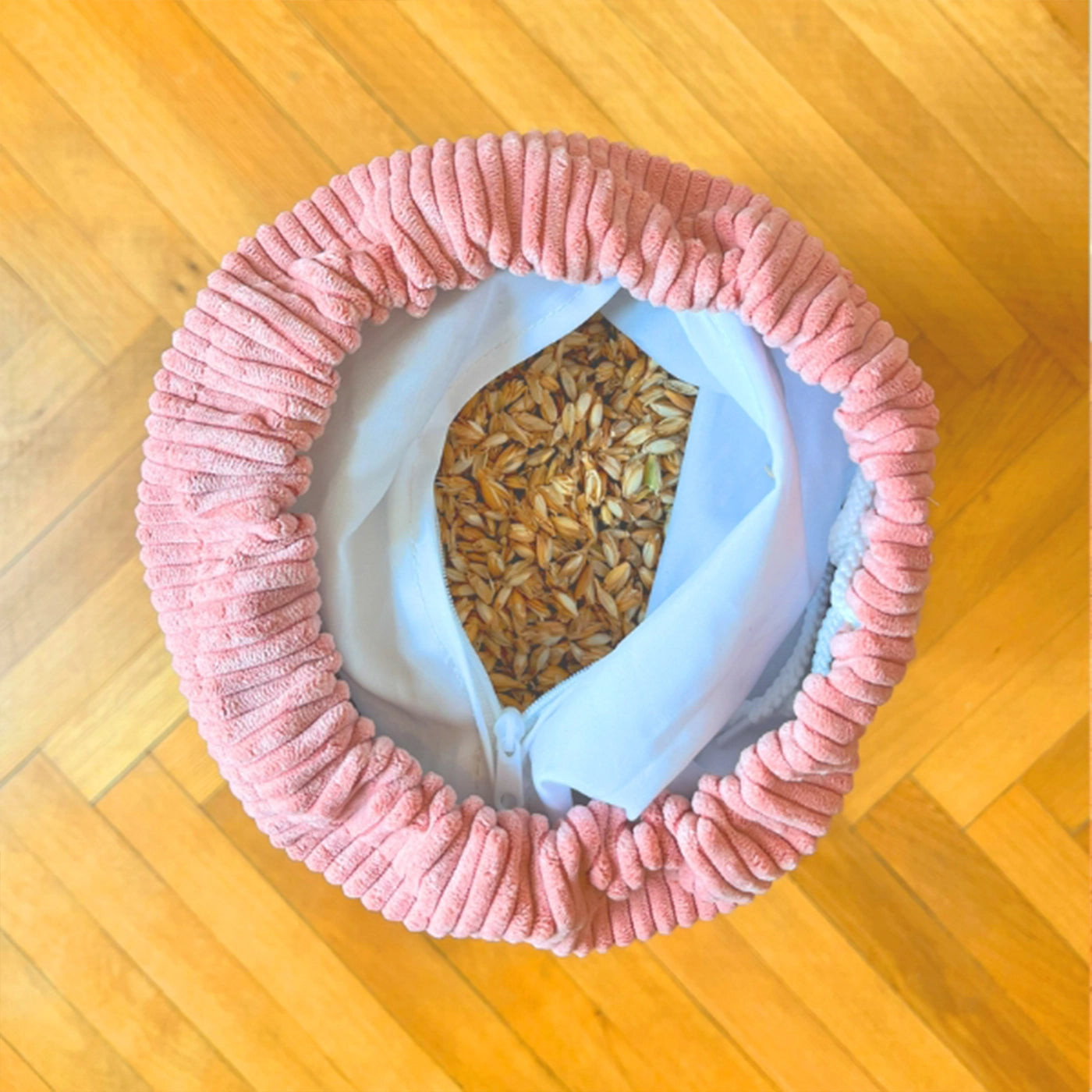 Bolster Palma - coussin de yoga rose poudré