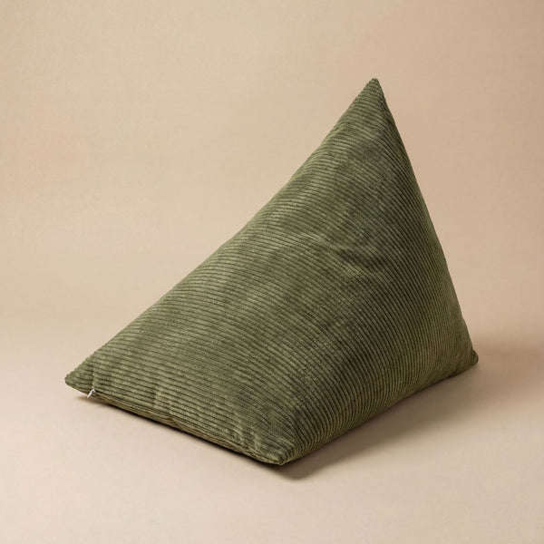 Berlingot Hanoi - coussin de méditation vert kaki clair