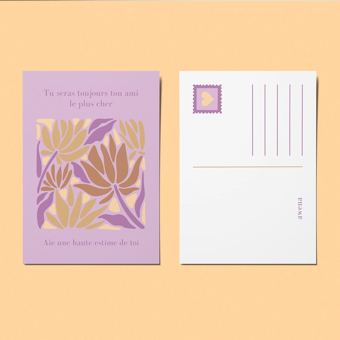 "Aie une haute estime de toi"