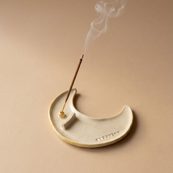 Porte-encens lune