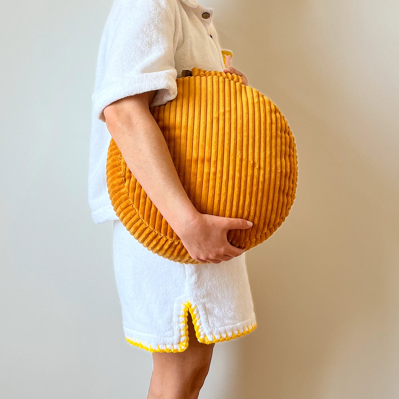 Zafu Cartagena - coussin de méditation safran