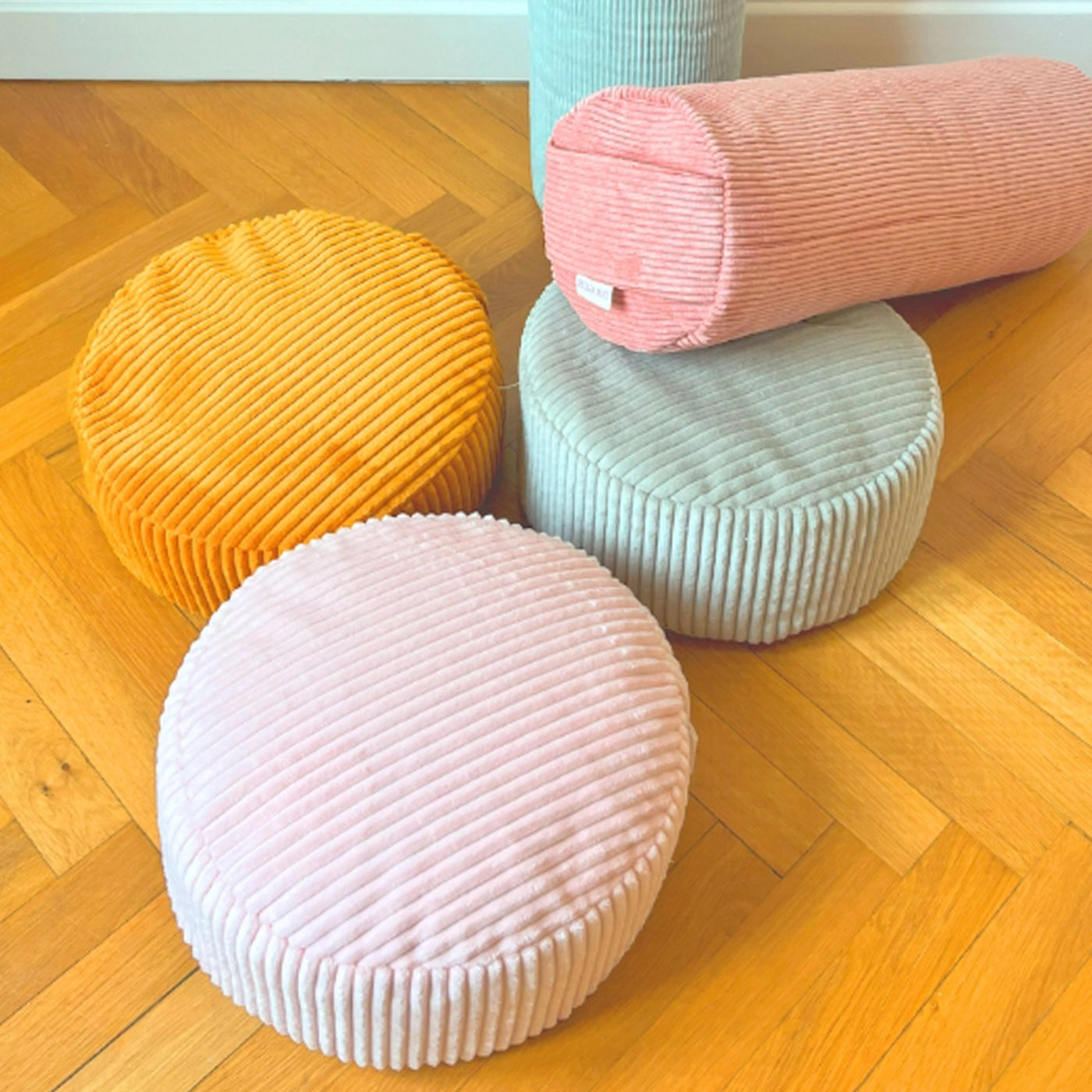 Bolster Palma - coussin de yoga rose poudré