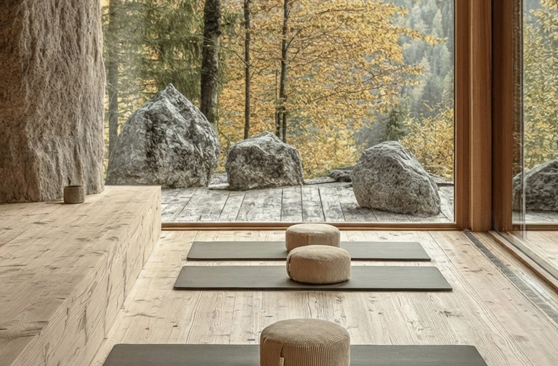 espace yoga à la maison décor zen