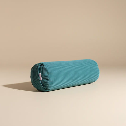 Bolster Turin - coussin de yoga bleu vert