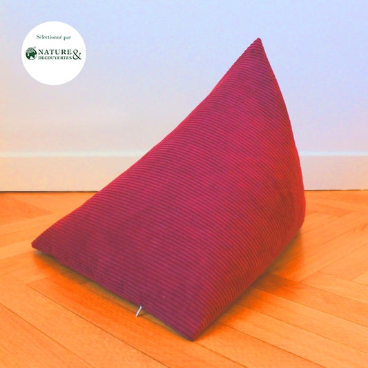 Berlingot Tulum - coussin de méditation vigne