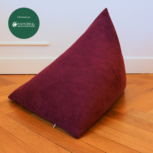 Berlingot Tulum - coussin méditation vigne