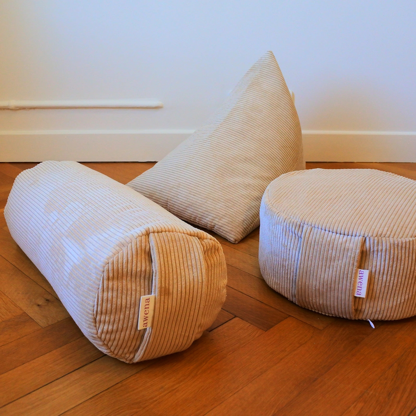 Bolster Tromso - coussin de yoga sable