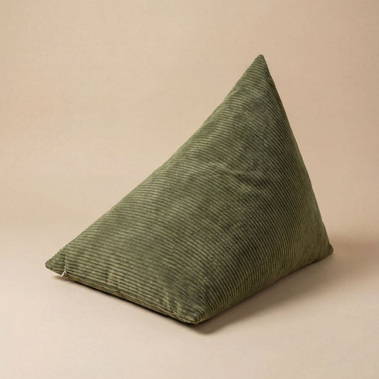 Berlingot Hanoi - coussin de méditation vert kaki clair