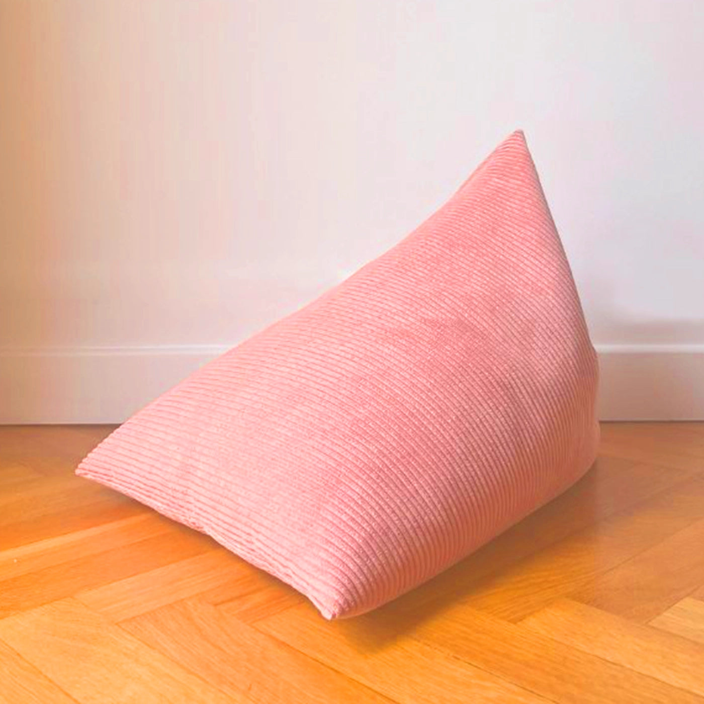 Berlingot Palerme - coussin de méditation rose poudré