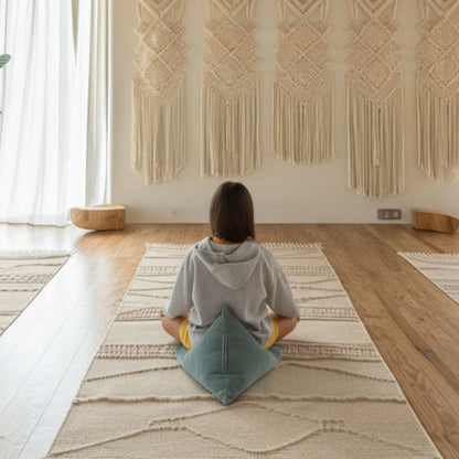 Berlingot Porto - blue green meditation cushion