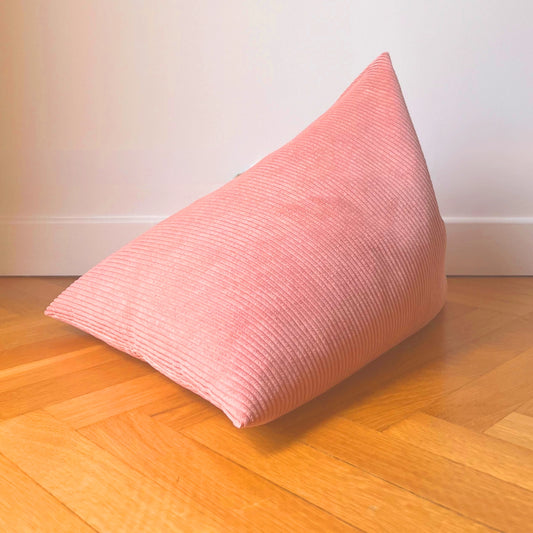 Berlingot Palerme - coussin de méditation rose poudré