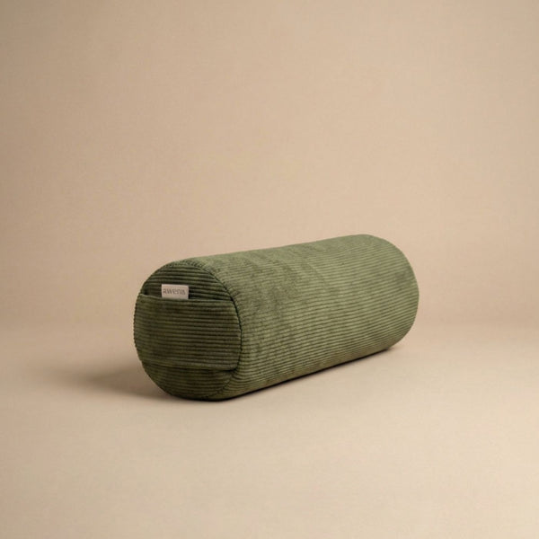 Bolster Hanoi - coussin de yoga vert kaki clair
