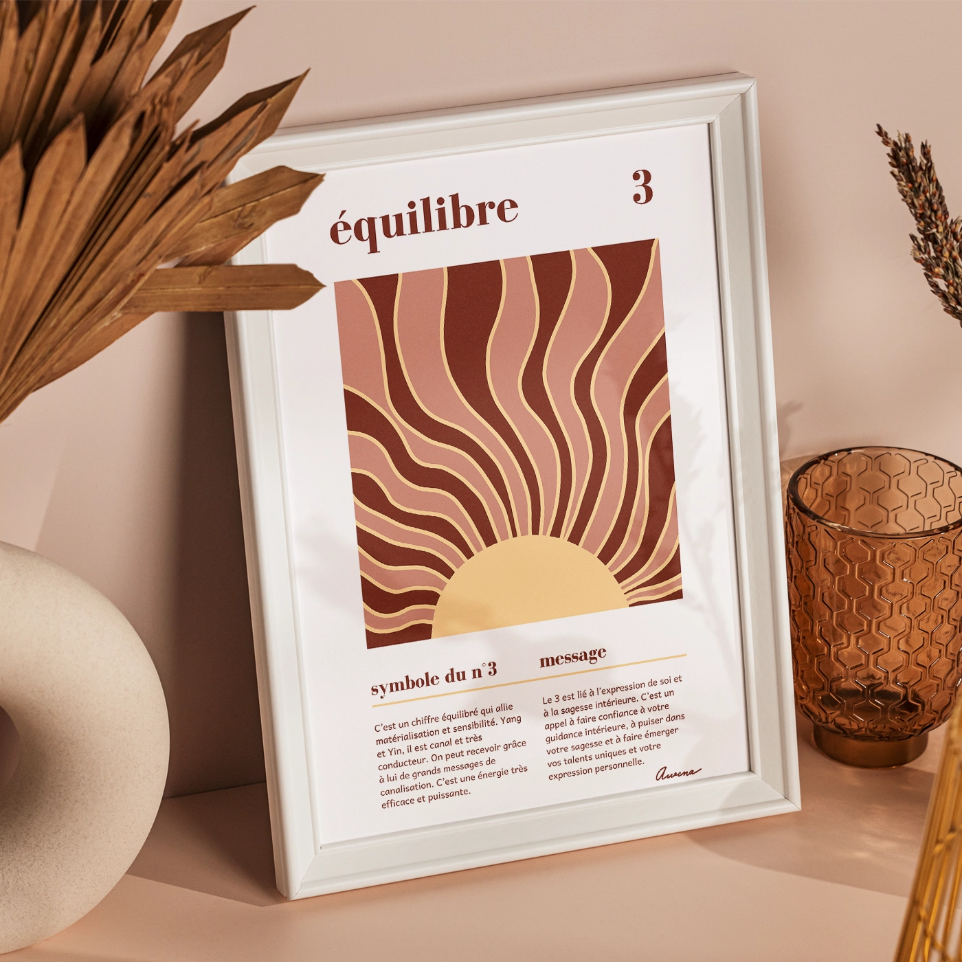 affiche_zen_decoration_numerologie_chiffre_3_equilibre