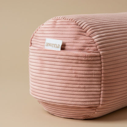 Bolster Palma - coussin de yoga rose poudré