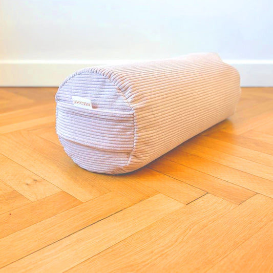 Bolster Kyoto - coussin de yoga rose pâle