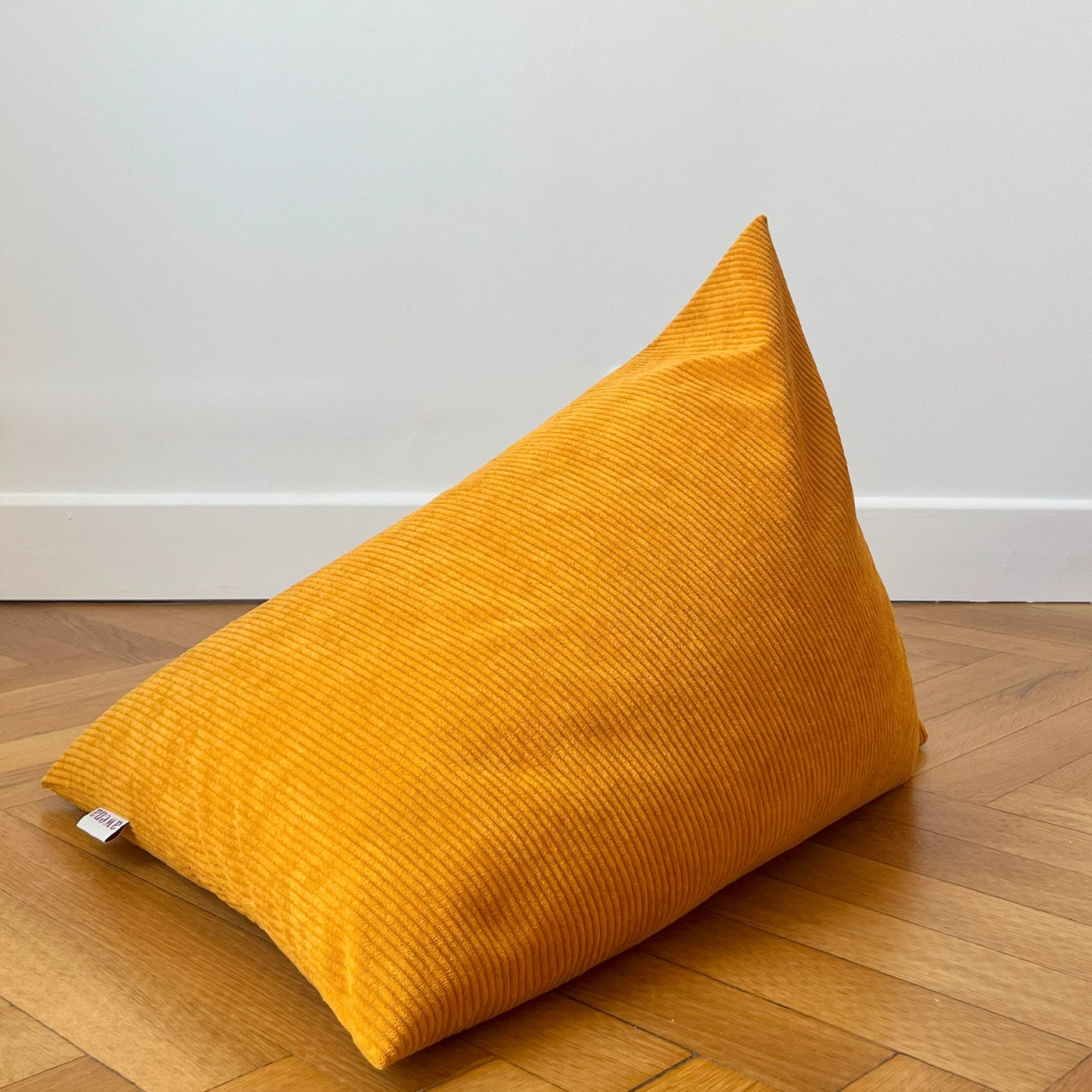 Berlingot Bombay Coussin de méditation moutarde