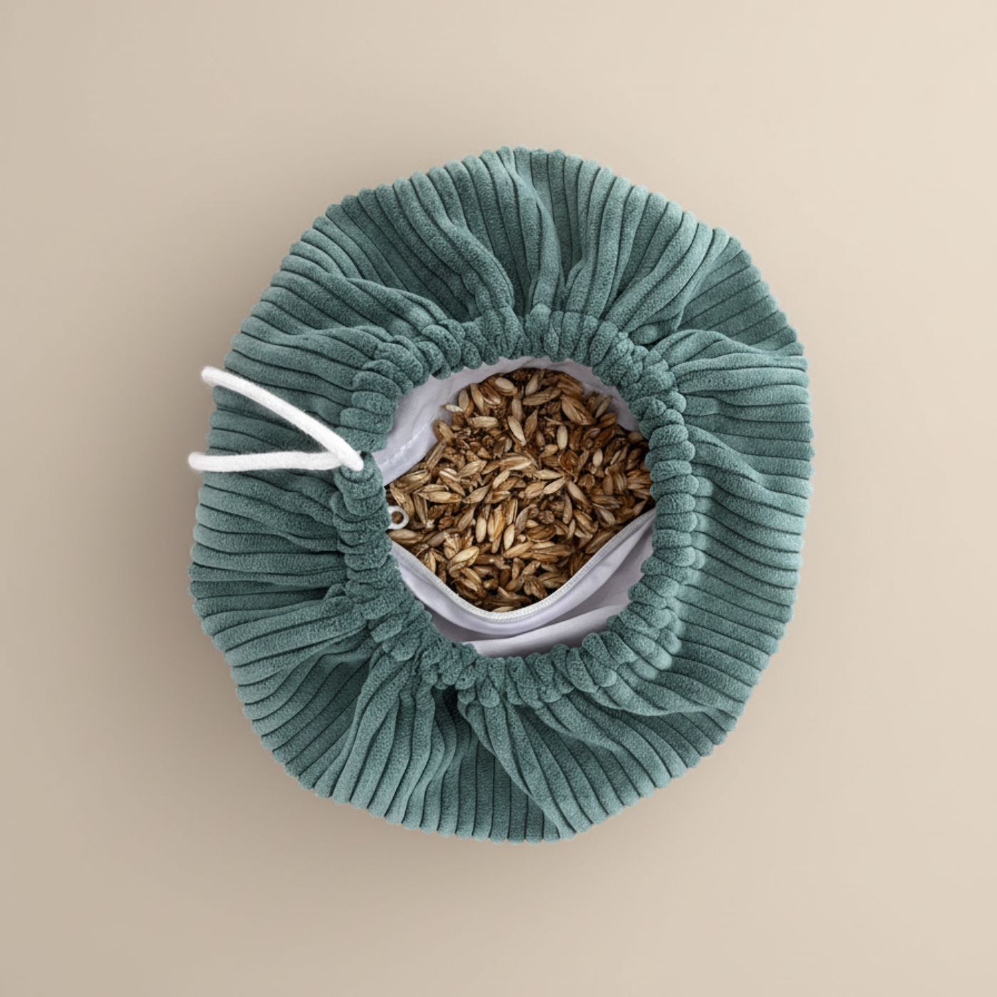 Bolster Turin - blue-green yoga cushion