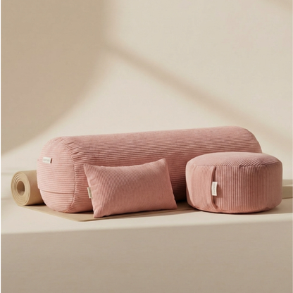Kit de yoga complet - bolster Palma, zafu Osaka et oreiller de yoga Pula