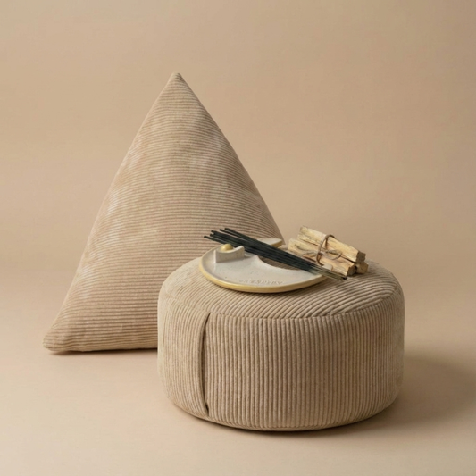 Kit de méditation complet - berlingot Tallinn, zafu Tallinn et porte-encens lune