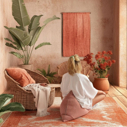 Berlingot Palermo - powder pink meditation cushion