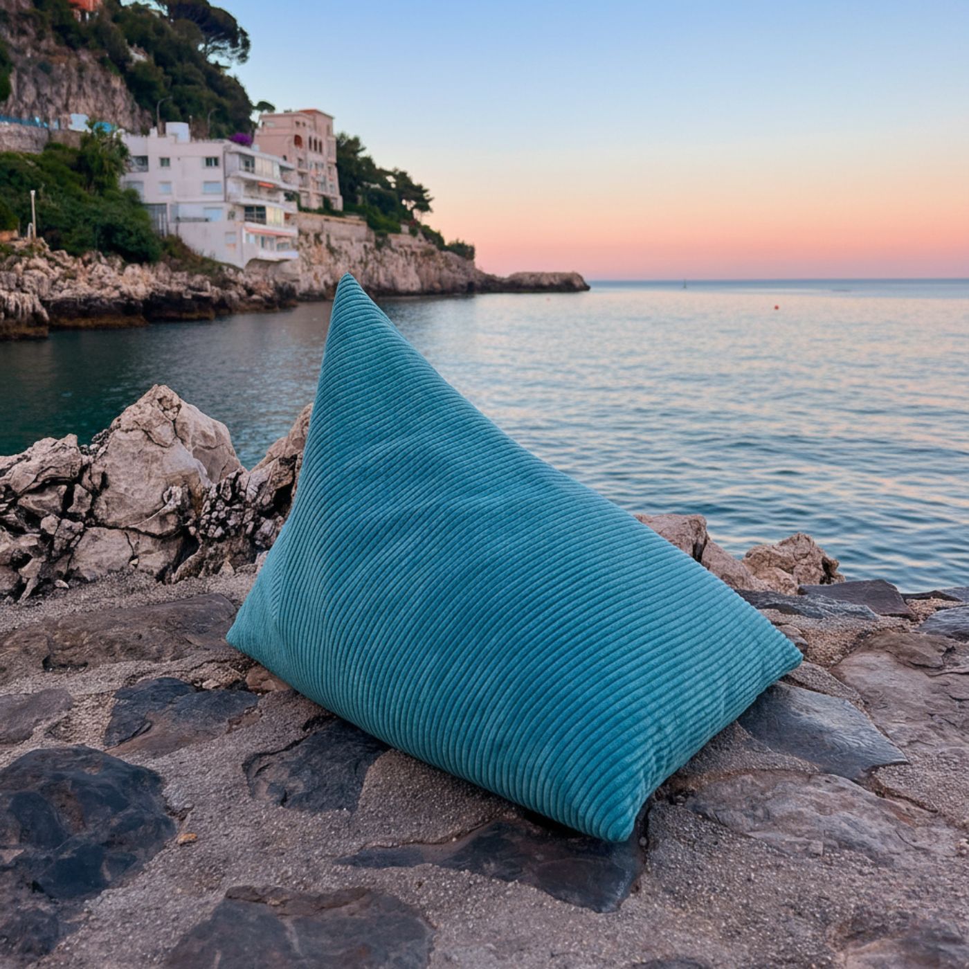 Berlingot Porto - blue green meditation cushion