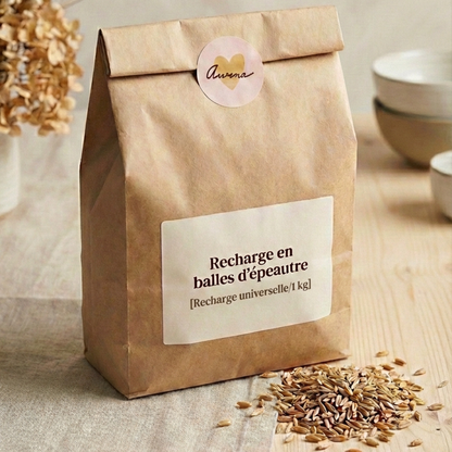 Recharge universelle – Balles d’épeautre (1 kg)