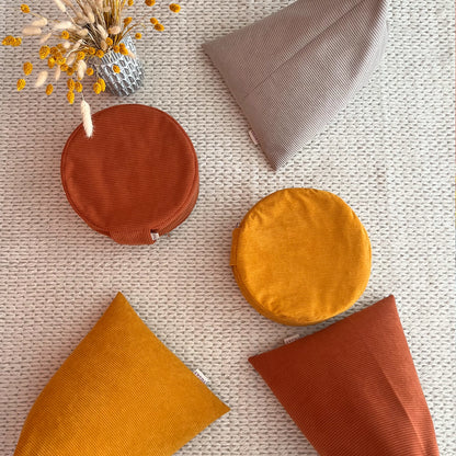 Zafu Sienne Coussin de méditation terracotta