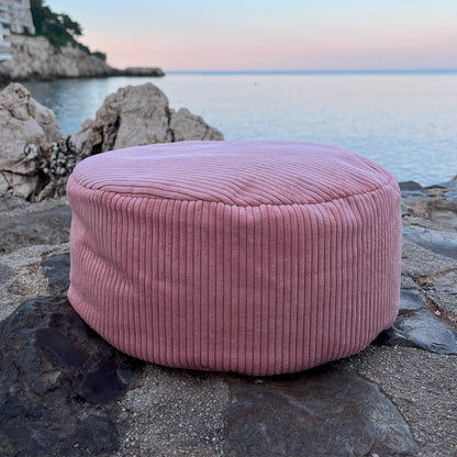 Zafu Osaka - coussin de méditation rose poudré