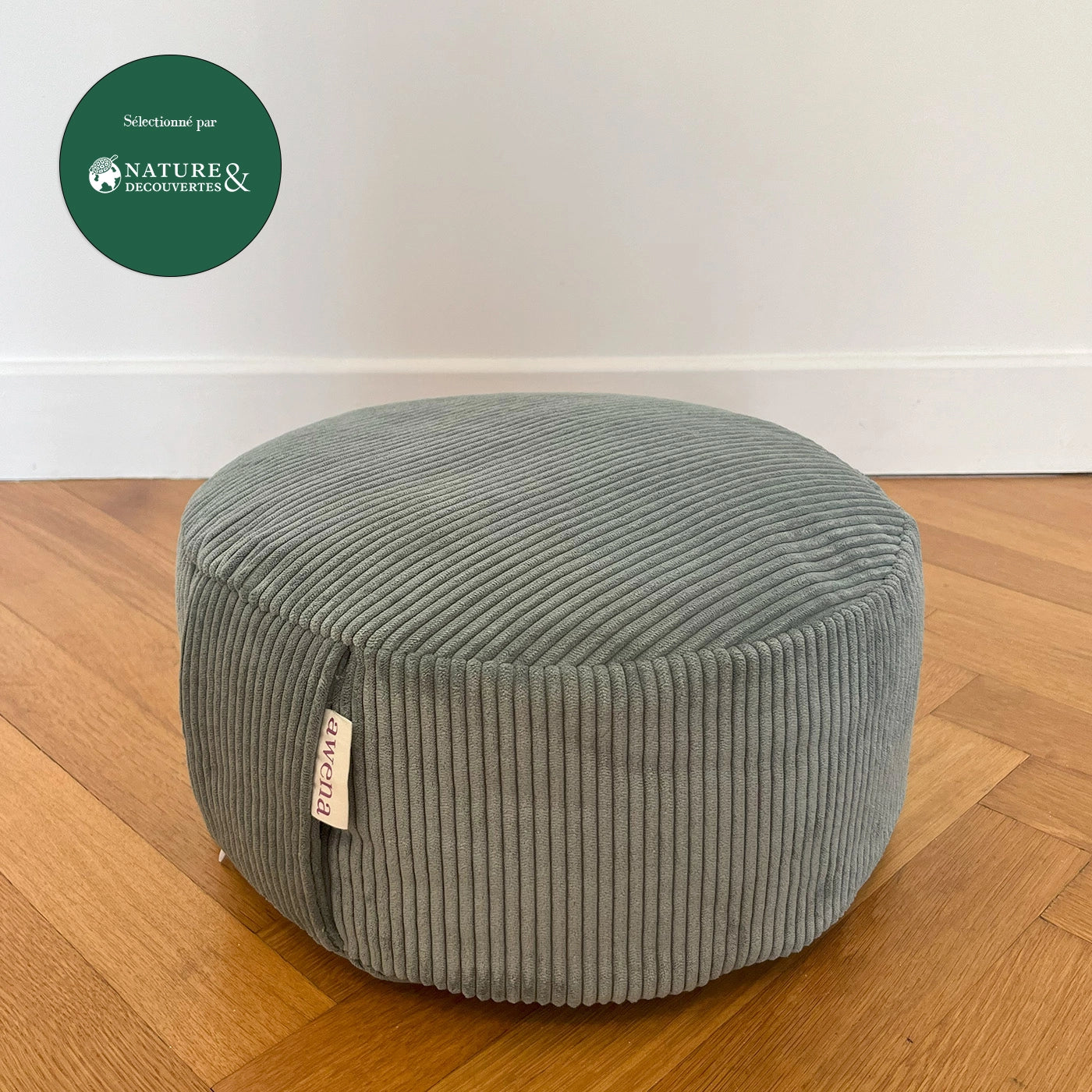 Zafu Oslo - coussin de méditation bleu vert