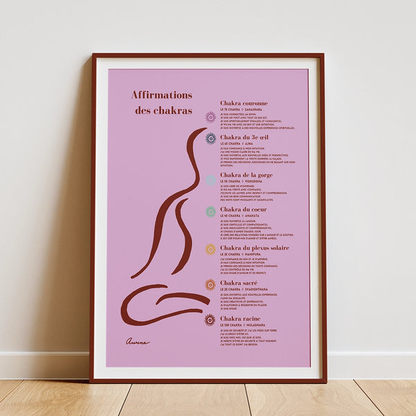 Affirmations des chakras claire